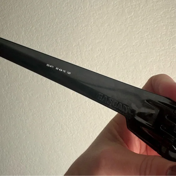 Oakley Gascan Black Silver Sunglasses - Picture 3 of 10